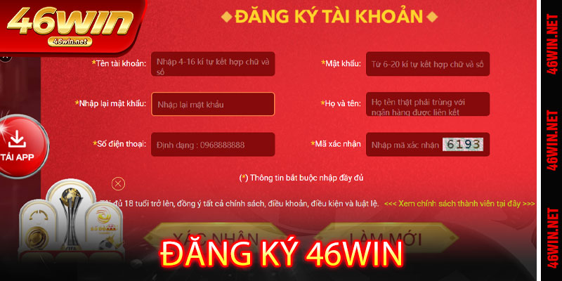 Đăng Ký 46win